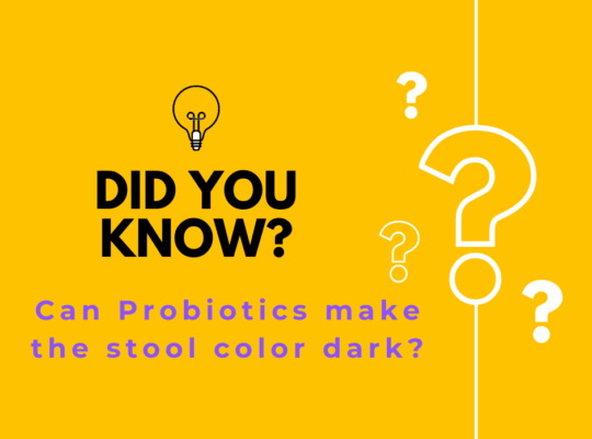 can probiotic change the color of stool